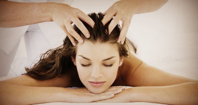 Массаж головы для роста волос