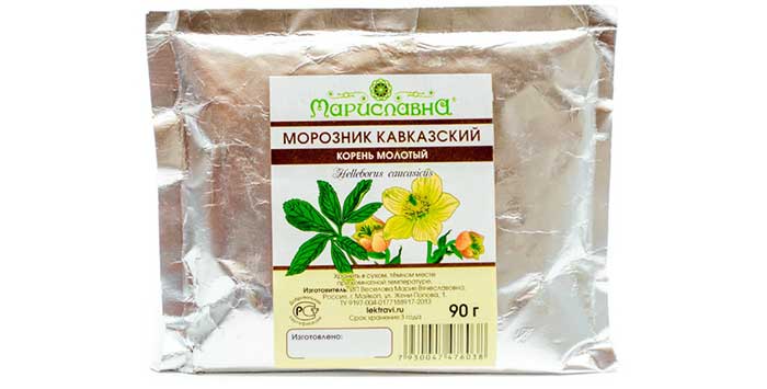 Молотый корень кавказкого морозника