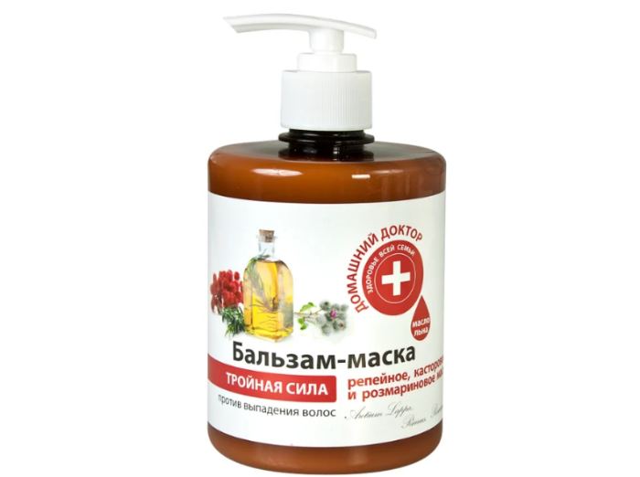 Домашний доктор бальзам-маска "Тройная сила"