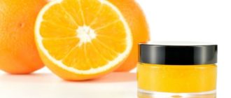 Апельсиновый скраб для губ